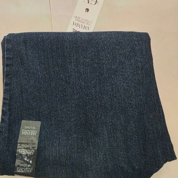 Women's Gloria Vanderbilt Amanda Classic Jeans Color: Madison Size: 18 T/L - Picture 4 of 5